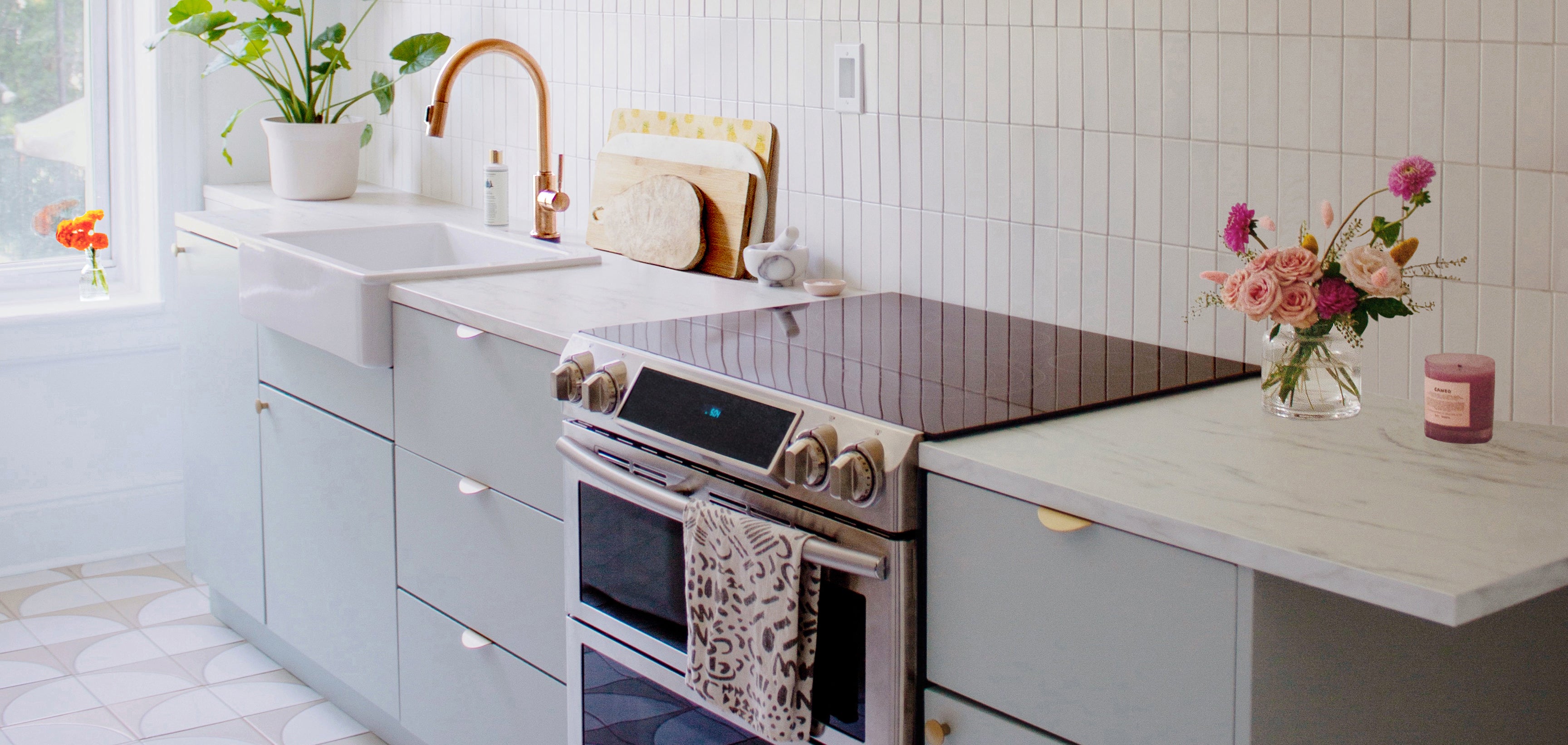 A Chic, Effortless Kitchen Reno Using Agave Slab