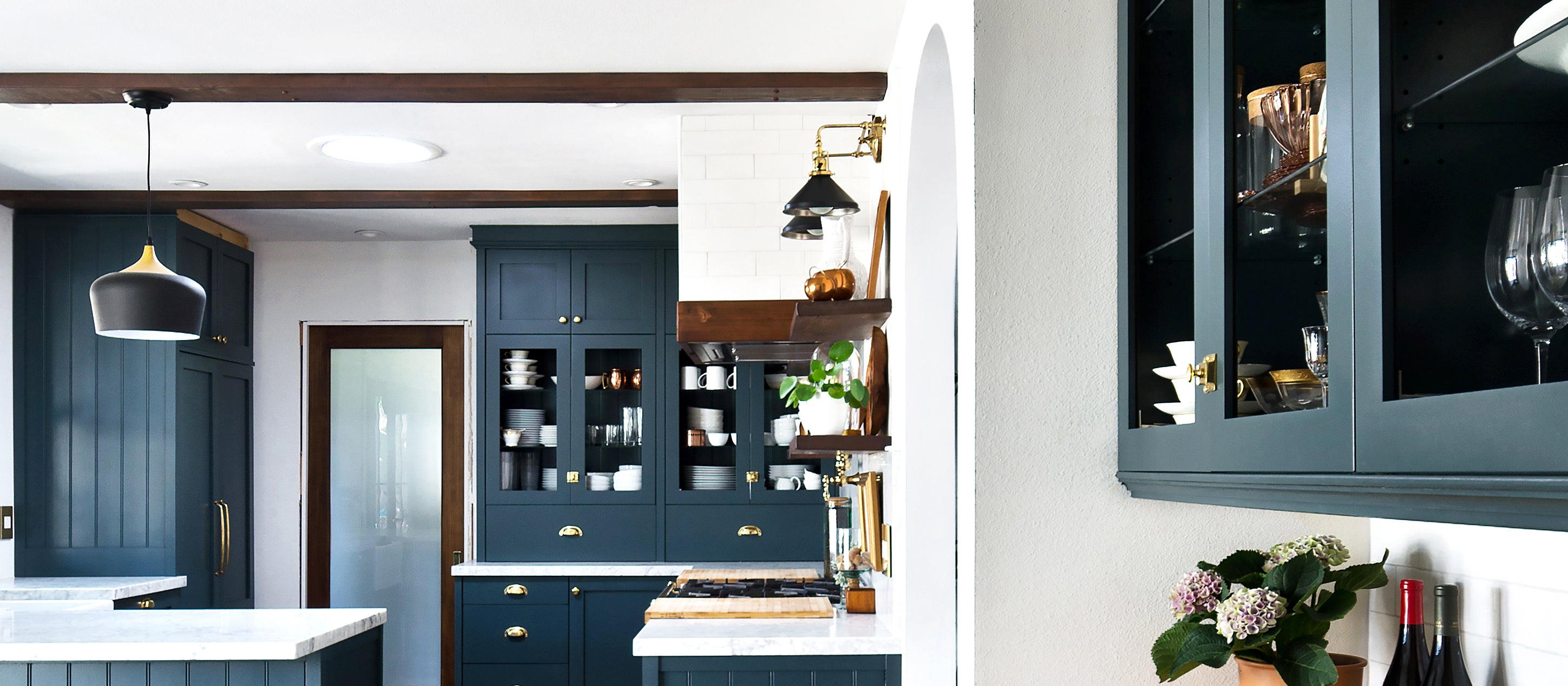 Achieve the Glass-front Cabinet Look with Semihandmade