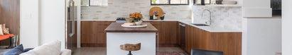 Welcoming Spacious Kitchen with Sequenced Walnut