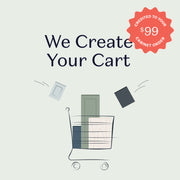 we create your cart, $99 credited to your cabinet order