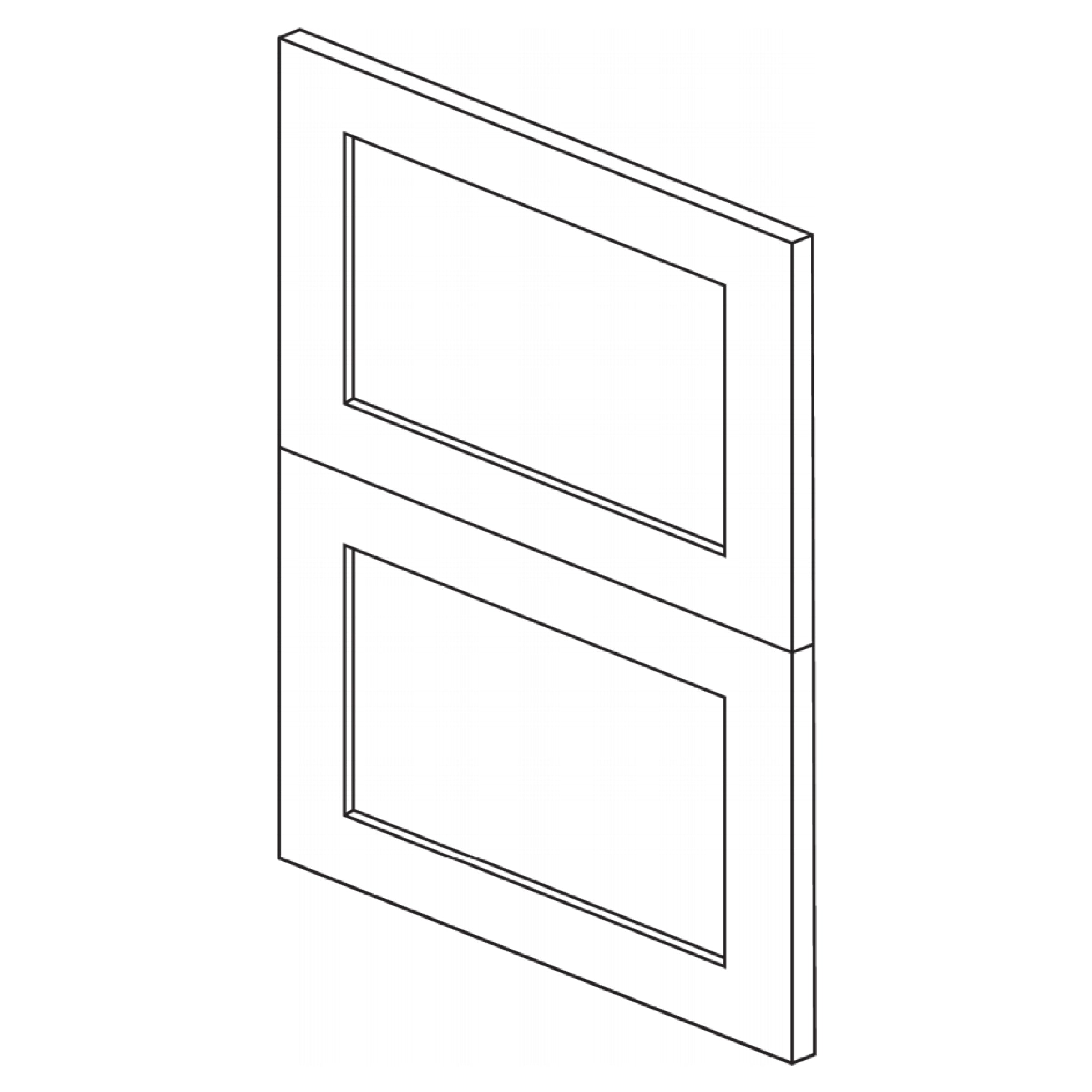 Base Cabinet: Dishwasher Panel (2 Base Drawer Front)