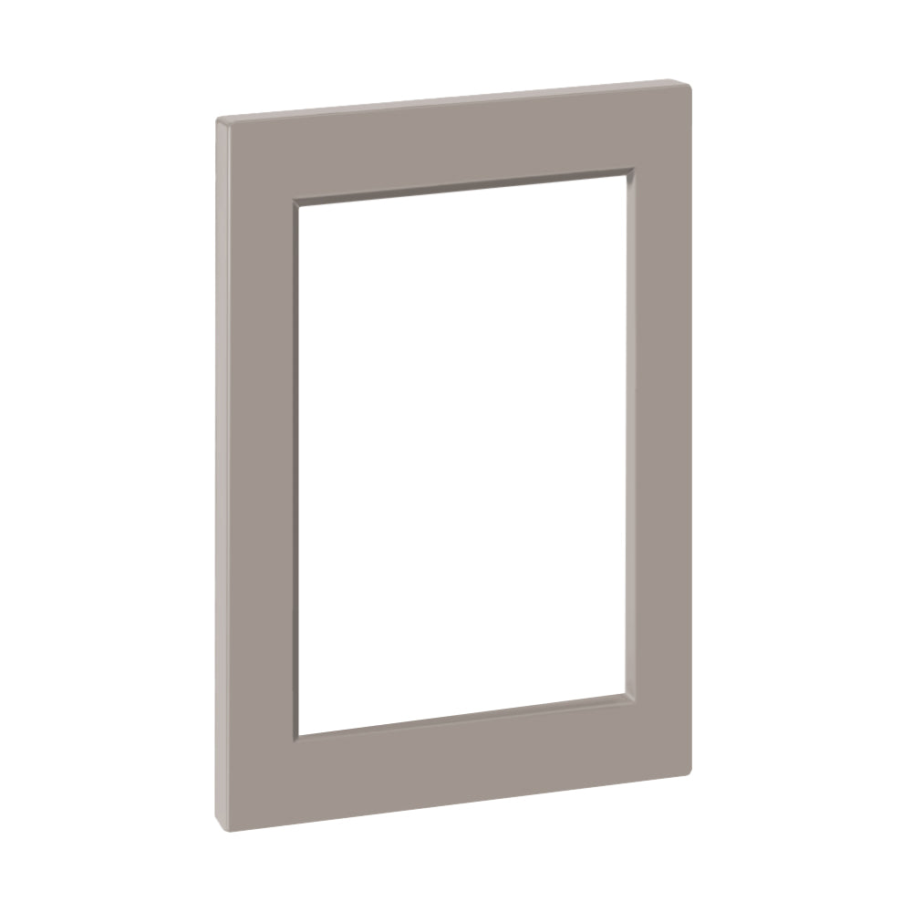 Desert Grey Supermatte Glass Ready Shaker Door for Sektion 12" 30" Glass-ready