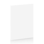 White Supermatte Slab Door for Akurum 11 27/32" 23 7/8"